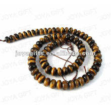 Coin Shaped tigereye stone beads